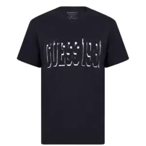 Image of Guess Academy T Shirt - Blue