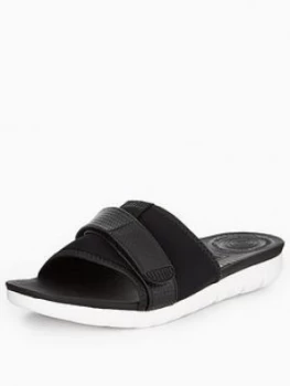 Image of FitFlop Neoflex Slide Sandal Black Size 5 Women