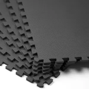 Image of Floor Protection Mat Puzzle Underlay Fitness Device Black Training Mat 2.38 m² Waterproof Robust Flexible 18 (de)