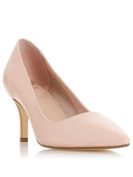 Image of Dune London Andina Pointed Kitten Heeled Shoe - Blush, Nude, Size 6, Women