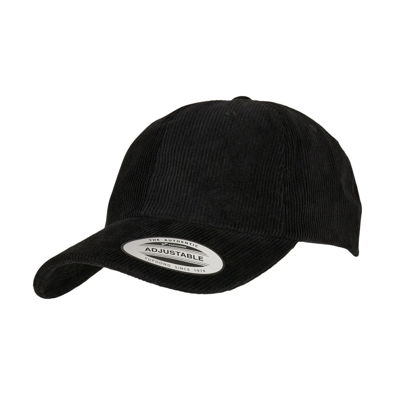 Image of Yupoong Mens Flexfit Baseball Cap in Black Male One Size