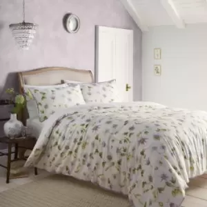 Image of Passion Fruit 100% Cotton 200 Thread Count Duvet Cover Set, Lilac, King - Appletree Heritage