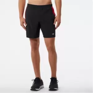 Image of New Balance Accelerate 7" Mens Short - Black
