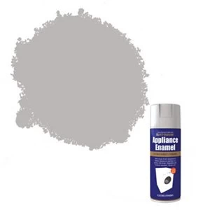 Image of Rust-Oleum Appliance enamel Gloss Stainless steel effect Spray Paint 400ml