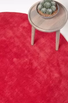 Image of Hand Tufted Plain Cotton Large Round Rug