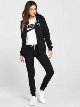 Image of Nike Nsw Fleece Tracksuit Black Size S Women