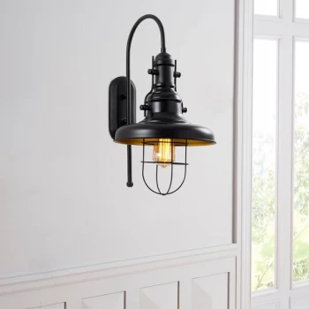 Image of Dodo - 3131 Black Wall Lamp
