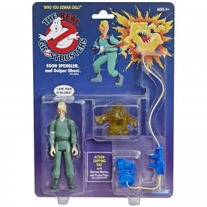 Image of Hasbro Ghostbusters Kenner Classics Egon Spengler and Gulper Ghost Retro Action Figure