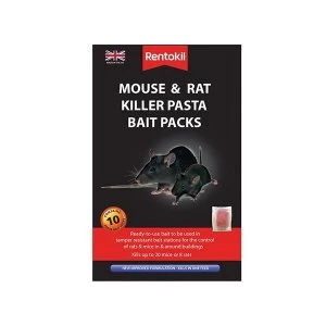 Image of Rentokil Mouse & Rat Killer Pasta Bait (Sachets 5)