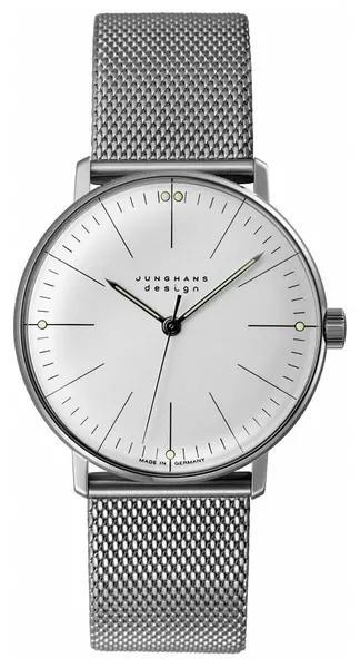 Image of Junghans 27/3004.46 Max Bill Hand-winding Steel Mesh Strap Watch