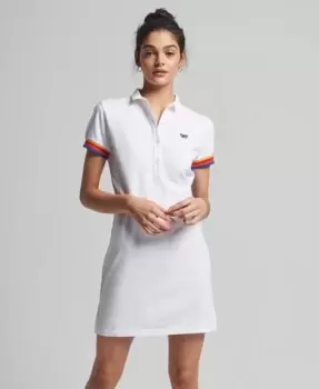 Image of Superdry Vintage Stripe Polo Dress
