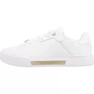 Image of Tommy Hilfiger Court Sneaker Golden Th - White