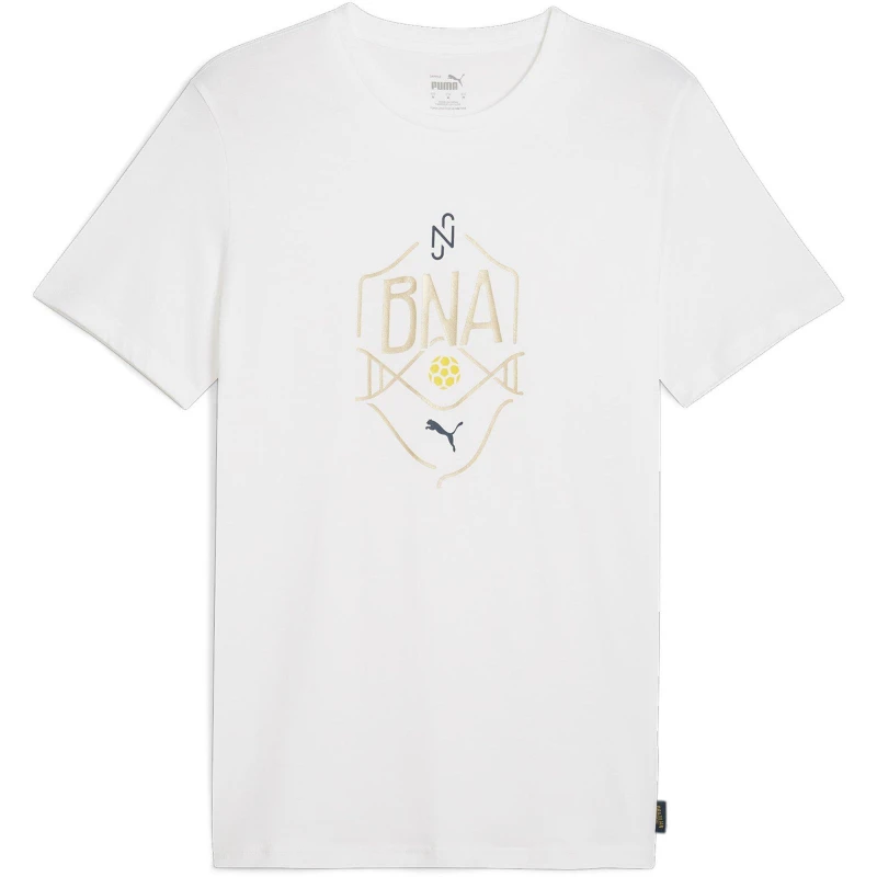 Image of Puma Neymar Jr BNA Logo T-Shirt Adults - Yellow Yellow M