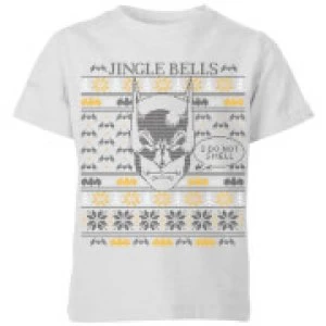 Image of Batman I Do Not Smell Kids Christmas T-Shirt - Grey - 3-4 Years