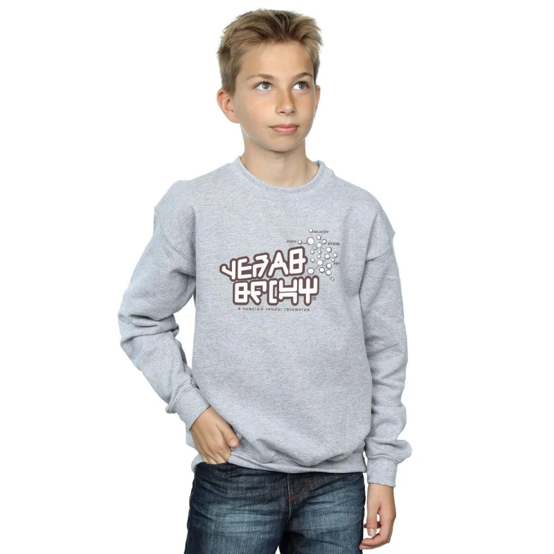 Image of Marvel Guardians Of The Galaxy Star Lord Text Sweatshirt Grey male