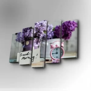 Image of 5PUC-058 Multicolor Decorative Canvas Painting (5 Pieces)