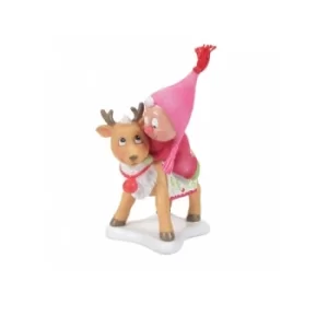 Image of Snow Gnome on Deer