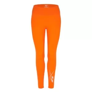 Image of Reebok Lux High-Rise Tights 2.0 Womens - Orange
