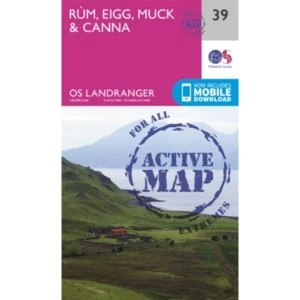 Image of Rum, Eigg & Muck by Ordnance Survey (Sheet map, folded, 2016)