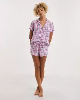 Image of Boux Avenue Check Shortie PJ in a Bag
