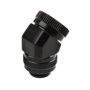 Image of Phanteks 16mm Hard Tube Rotary Fitting 45 G1/4 - Black