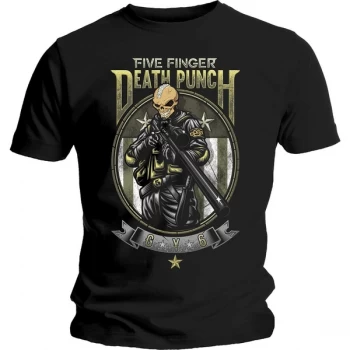 Image of Five Finger Death Punch - Sniper Unisex X-Large T-Shirt - Black