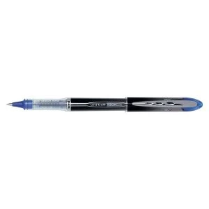 Image of Uni Ball Vision Elite UB 200 Medium Rollerball Pen Tip 0.8mm Line 0.6mm Blue Pack of 12 Pens