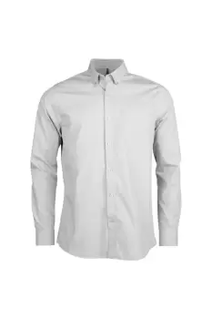 Image of Long Sleeve Washed Poplin Shirt
