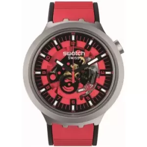 Image of Swatch RED JUICY Big Bold Mens Watch SB07S110