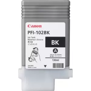 Image of Canon 0895B001/PFI-102BK Ink cartridge Black 130ml for Canon IPF...
