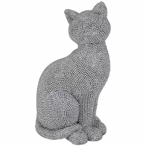 Image of Silver Art Cat Sitting Small