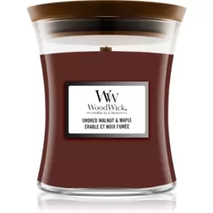 Image of Woodwick Smoked Walnut & Maple Scented Candle 85g