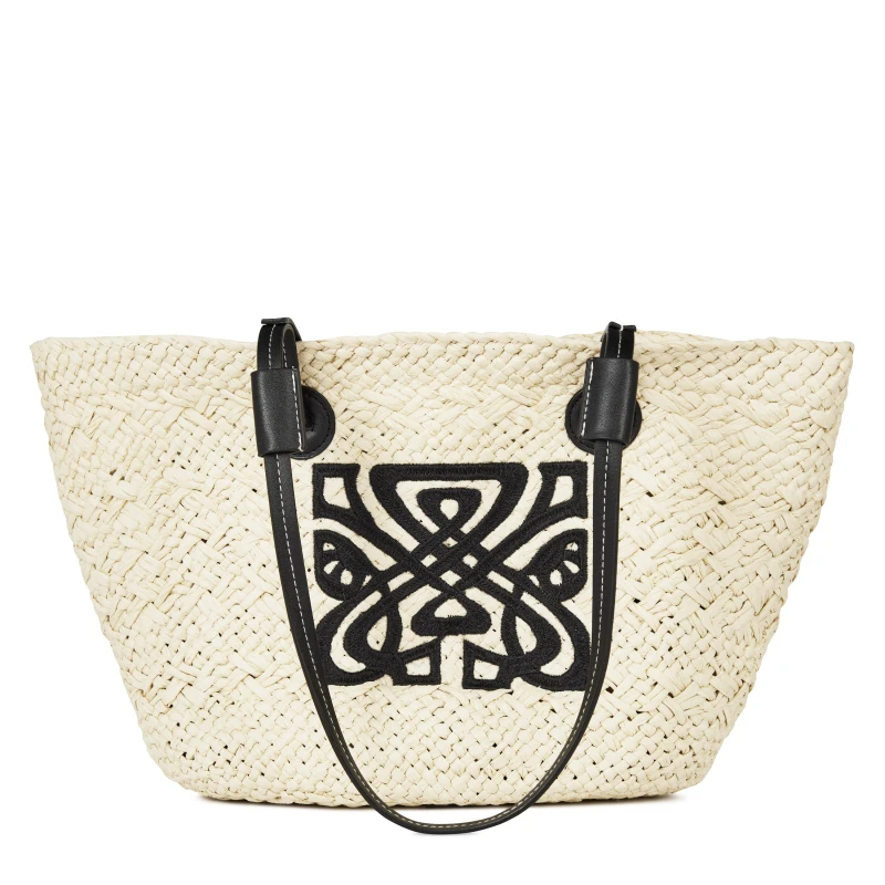 Image of Biba Straw Beach Bag Natural female One Size