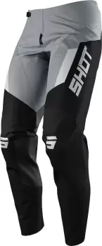 Image of Shot Contact Chase Motocross Pants, black-grey, Size 30, black-grey, Size 30