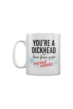 Image of You're A Dickhead Secret Santa Mug