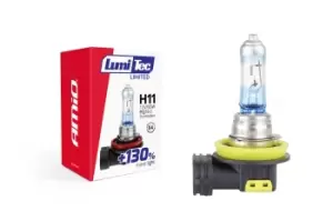 Image of AMiO Light Bulbs H11 02134 Bulb, spotlight VW,AUDI,MERCEDES-BENZ,Golf V Schragheck (1K1),TOURAN (1T1, 1T2),Passat Variant (3C5)