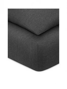 Image of Calvin Klein Harrison Fitted Sheet - Charcoal