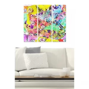 Image of MDF172686509 Multicolor Decorative MDF Painting (3 Pieces)