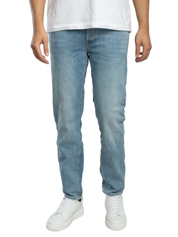 Image of jack & jones Mike Original 171 Tapered Jeans Blue Denim 30W x 32L