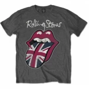Image of Rolling Stones Union Jack Tongue T Shirt: X Large
