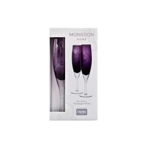 Image of Monsoon Cosmic Champagne Flute Pack Of 2