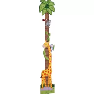 Image of Fantasy Fields Kids Sunny Sarfari Kids Wooden Growth Height Chart Wall TD-0073A - Multi-Colour