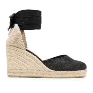 Image of castaner Low Women Black Tessuto