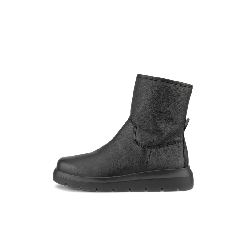 Image of Ecco Nouvelle 216243 Leather Womens Ankle Boots - Black - Size:UK 6