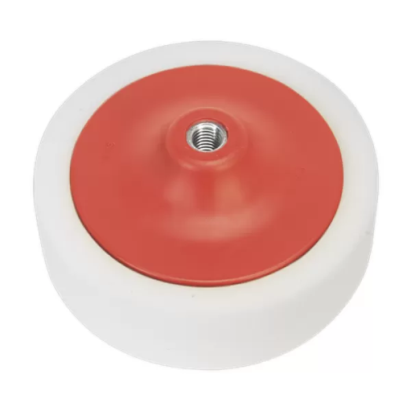 Image of Sealey PTC/CH/M14-W Buff & Polishing Foam Head Ø150 x 50mm M14 x 2mm White/Dense
