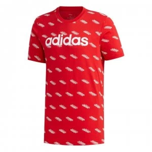 Image of adidas Mens Favorite T-Shirt - Red