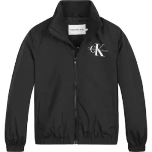 Image of Calvin Klein Jeans Monogram Windbreaker Junior Boys - Black