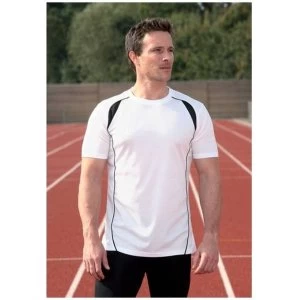 Image of PT S/S Running Shirt White/Black 34-36