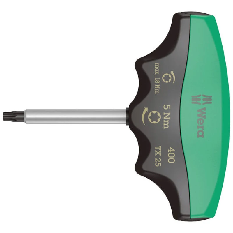 Image of Wera 400 TX T25 Torx Torque Indicator Screwdriver 5005091001 Torque Range: 5.0Nm
