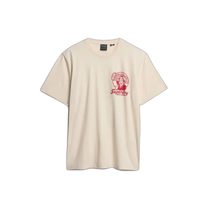 Image of Superdry T-Shirt Superdry Trade Tools Loose Blanc Male S